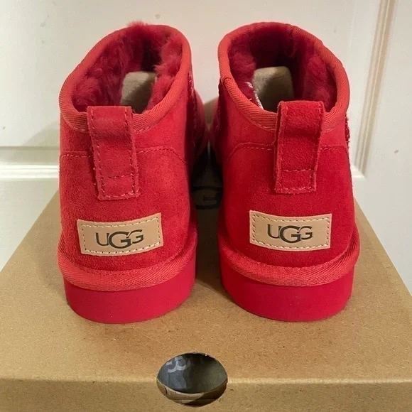 UGG® Australia Samba Red Classic Ultra Mini Suede Boots - Picture 8 of 16